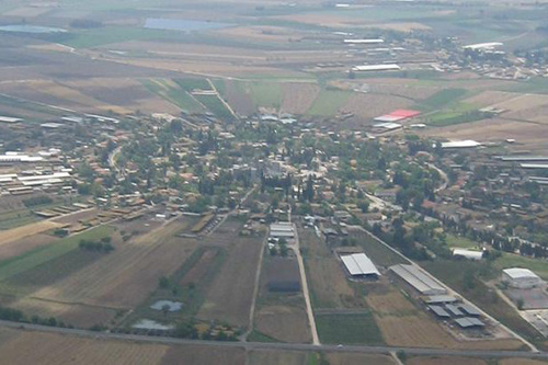 Nahalal, Israel viewed from the air in 2006. Picture by Aviad2001.