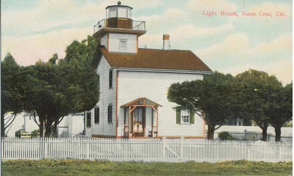 The Santa Cruz Lighthouse, circa 1900. Image courtesy of Frank Perry.