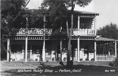 The Creamer Hotel was home to Melson's Hobby Shop in 1939. Photo courtesy of and © Ronnie Trubek.
