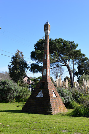 One of the many odd structures at the Court of Mysteries.