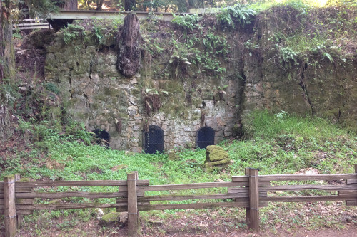 Lime stone kilns still remain in Pogonip as a reminder of our past.  Photo  © Lauren McEvoy