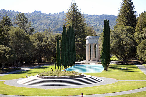 The full inscription on the Pulgas Water Temple reads “I give waters in the wilderness and rivers in the desert, to give drink to my people.” Isaiah 43:20.