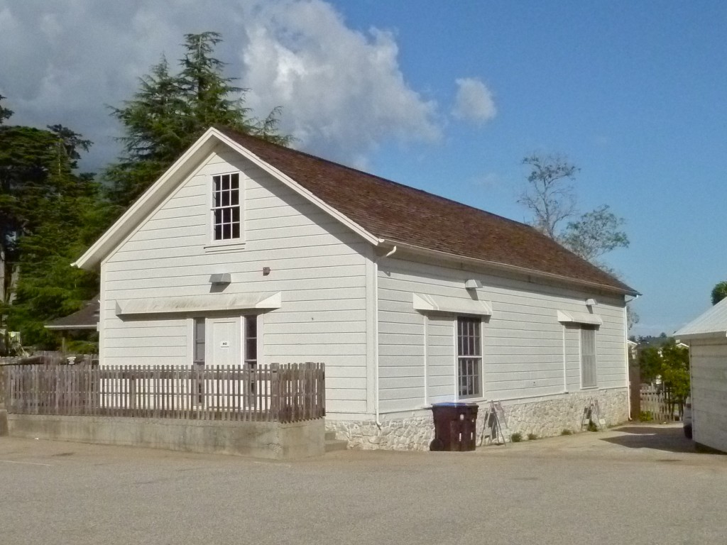 The Granary is made of wood, but with a limerock foundation. Photo courtesy of the Friends of Cowell Lime Works Historic District.