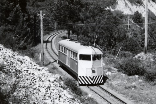 Cement plant trolley line. Photo courtesy of the Santa Cruz Museum of Art and History.