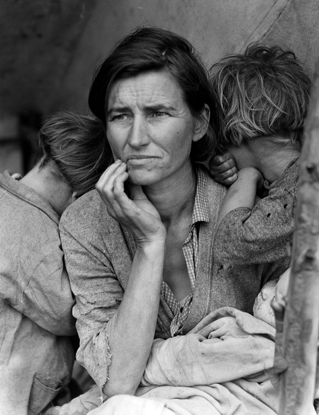 "She has all the suffering of mankind in her but all of the perseverance too. A restraint and a strange courage. You can see anything you want in her. She is immortal.” - Roy Stryker, head of the Information Division of the Resettlement Administration during the Great Depression. Made available by the Library of Congress and Wikipedia Wikipedia.