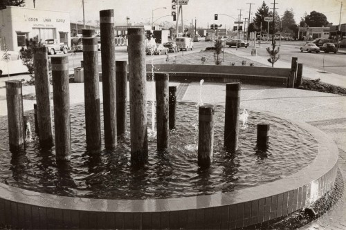 City of Santa Cruz East Side Triangle Park circa 1970. Photo courtesy of the City of Santa Cruz.