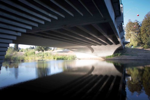 A look beneath the present day Water Street bridge. Photo courtesy and © of Crystal Birns Photography.