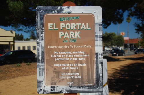 The East Side's Triangle Park has been renamed to El Portal Park.