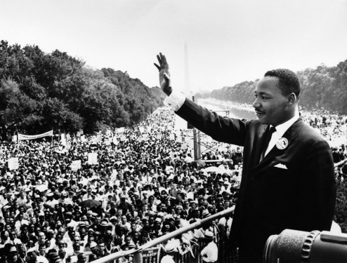 King's "I Have A Dream Speech" in Washington, 1963. Photo: work of the U.S. federal government.