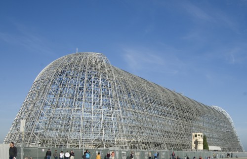 Hangar One in 2014. Photo: NASA