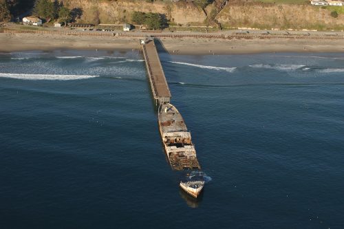 The S.S. Palo Alto in 2002. Photo: Photo: © Kenneth and Gabrielle Adelman, California Coastal Records Project .http://www.Californiacoastline.org