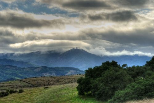 Clouds over Mt. Umunhum. Scene from Santa Teresa County Park. Photo:Don DeBold CC BY 2.0