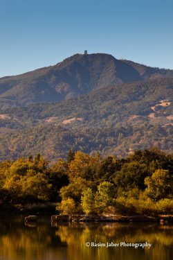 Mt. Umunhum From Almaden Lake in San Jose. Photo: Basim Jaber Photography